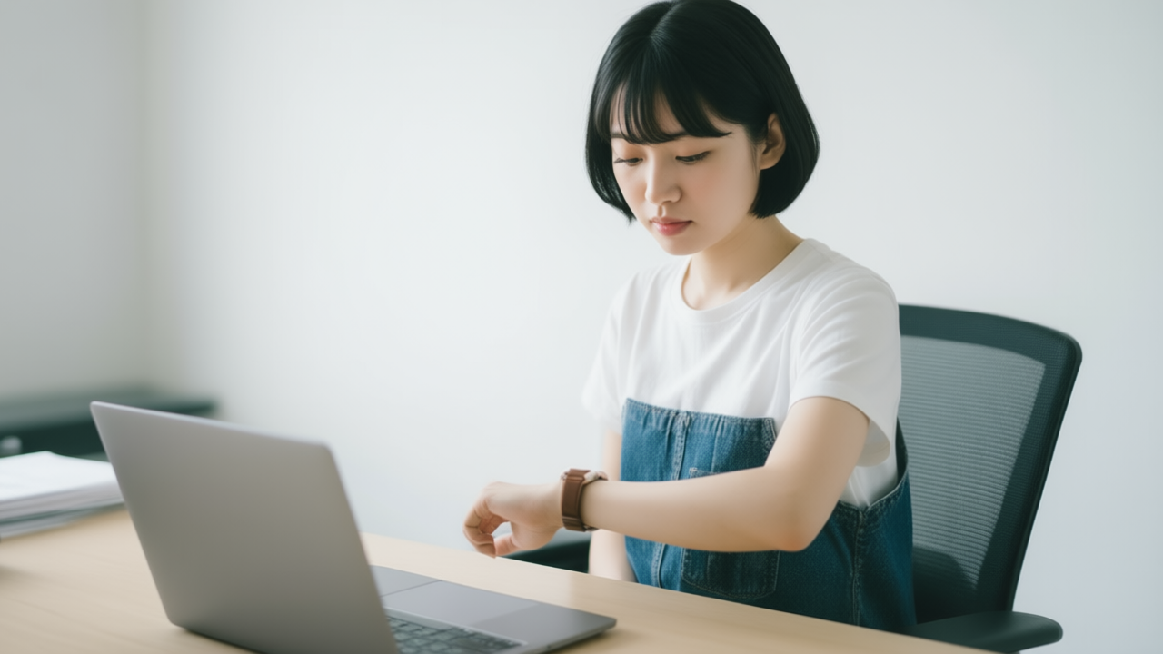 免許窓口のカウンターで手続きをするイメージ